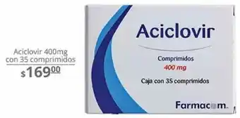 Aciclovir 400mg con 35 Comprimidos