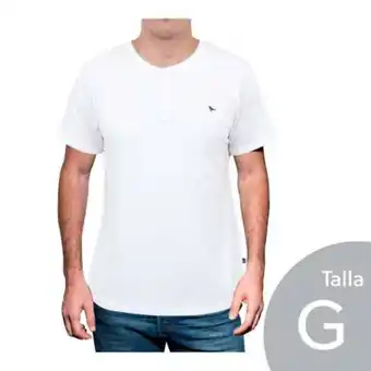 Sam's Club Playera para caballero modern amusement talla g blanco oferta