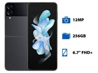 PCEL Smartphone samsung galaxy z flip4: procesador qualcomm snapdragon (hasta 3.2 ghz), memoria ram de 8gb, almacenamiento de 256g oferta