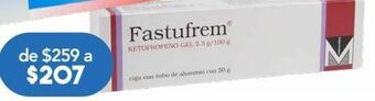 Farmacia San Pablo Fastufrem gel 2.5gr tub c/50gr oferta