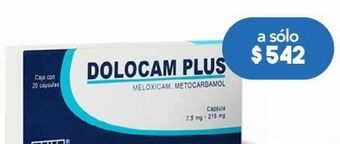 Farmacia San Pablo Dolocam plus cap 7.5mg caj c/20 oferta