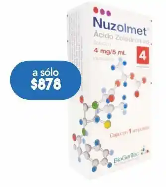 Nuzolmet iny 4mg caj c/1