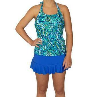 Alas de Sal, Traje de Baño, Tipo Tankini Color Azul, Varias Tallas