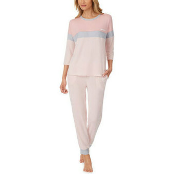DKNY, Conjunto de Jogger y Playera de Manga 3/4 para Dama, Varios Colores y Tamaños