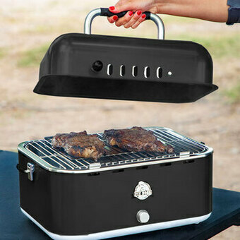 Costco Pit Boss asador portátil a carbón color negro oferta