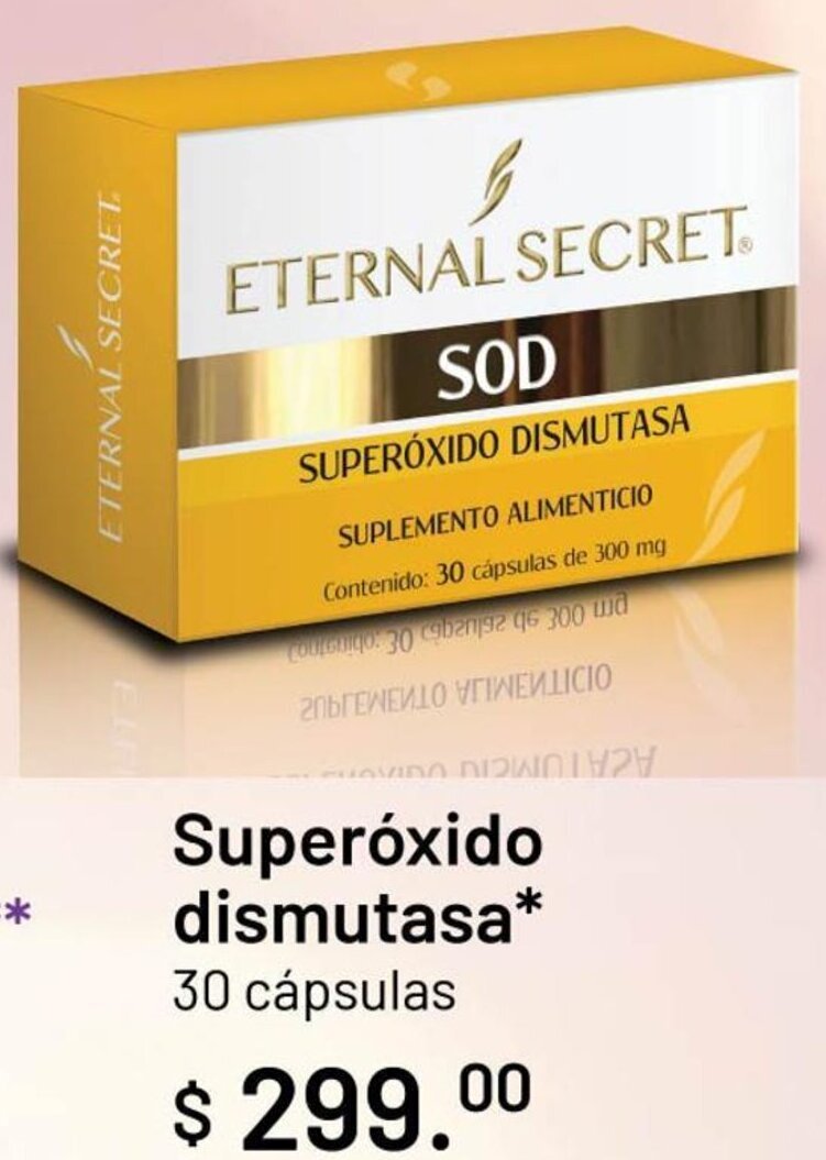 Superóxido Dismutasa 30 Cápsulas oferta en Farmacias Similares