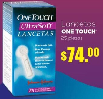 Lancetas One Touch 25 piezas