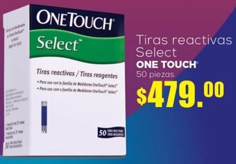 Tiras Reactivas Select One Touch 50 piezas