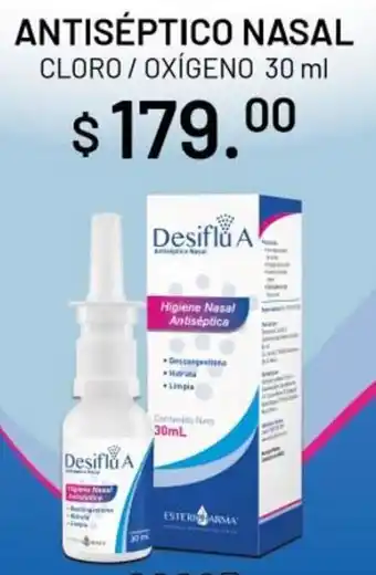 Antiséptico Nasal Cloro/Oxígeno 30ml