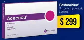 Farmacias Similares Fosfomicina 3g Polvo Granulado 1 Sobre oferta