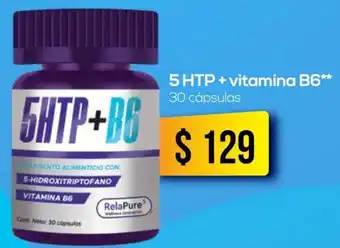 Farmacias Similares 5HTP + Vitamina B6 30 Cápsulas oferta