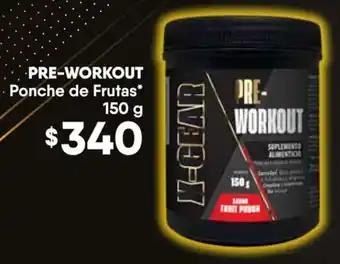 Pre-Workout Ponche de Frutas 150g