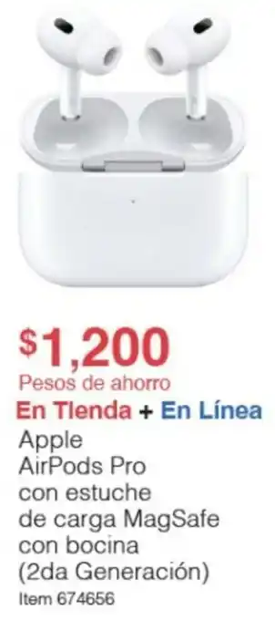 Costco Apple AirPods Pro con Estuche de Carga MagSafe con Bocina oferta