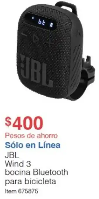 JBL Wind 3 Bocina Bluetooth para Bicicleta