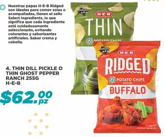 Thin Dill Pickle o Thin Ghost Pepper Ranch 255g