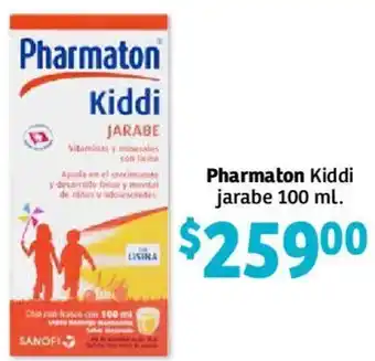 Soriana Mercado Pharmaton Kiddi Jarabe 100ml oferta