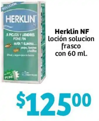 Soriana Mercado Herklin NF Loción Solucion Frasco con 60ml oferta