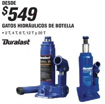 AutoZone Duralast Gatos Hidráulicos de Botella oferta