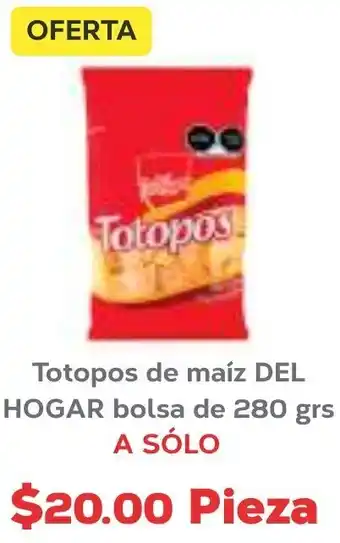 Super Aki Totopos de Maíz Del Hogar Bolsa de 280gr oferta