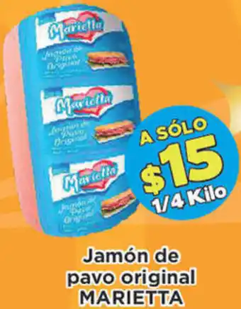 Super Aki Jamón de Pavo Original Marietta oferta