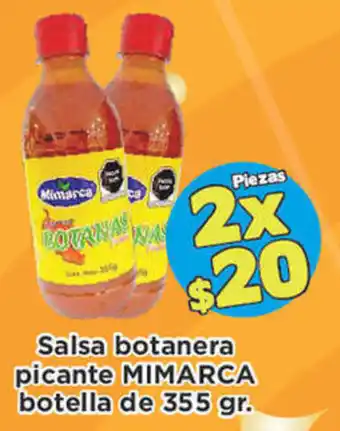 Salsa Botanera Picante Mimarca Botelle de 355g