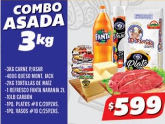 El Florido Carne P/Asar 3kg oferta