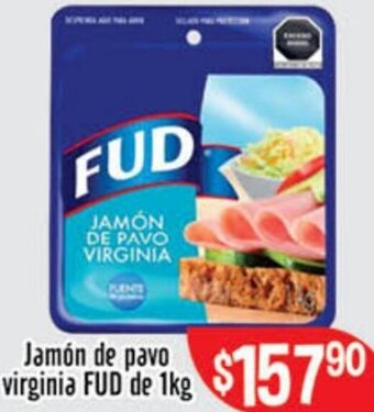 El Florido Jamón de Pavo Virginia FUD de 1kg oferta
