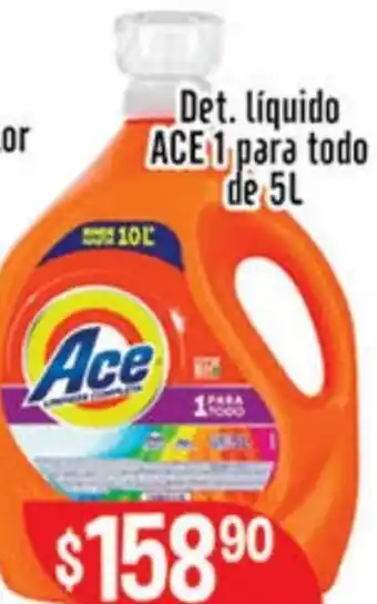Det Líquido Ace 1 para Todo de 5L