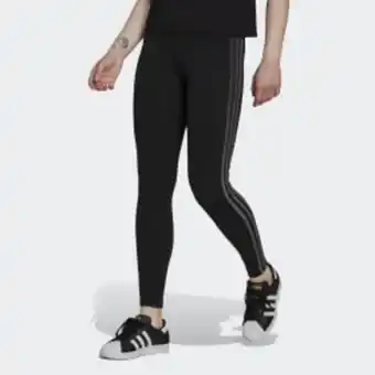 Adidas Mallas con franjas de terciopelo y ribete del trifolio corte medio oferta
