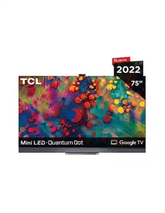 Liverpool Pantalla tcl mini led smart tv de 75 pulgadas 4k/ultra hd 75q747 con google tv oferta