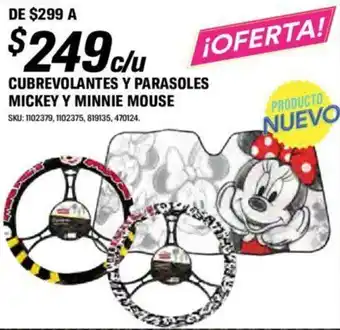 Cubrevolantes Y Parasoles Mickey Y Minie Mouse