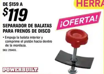 AutoZone Separador De Balatas Para Frenos De Disco oferta
