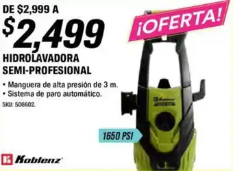 AutoZone Hidrolavadora Semi-Profesional oferta