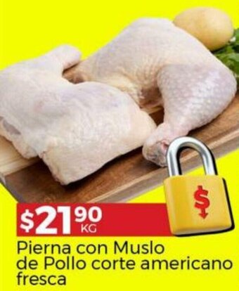 HEB Pierna con Muslo de Pollo Corte Americano Fresca oferta