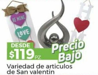 Variedad de Articulos de San Valentin
