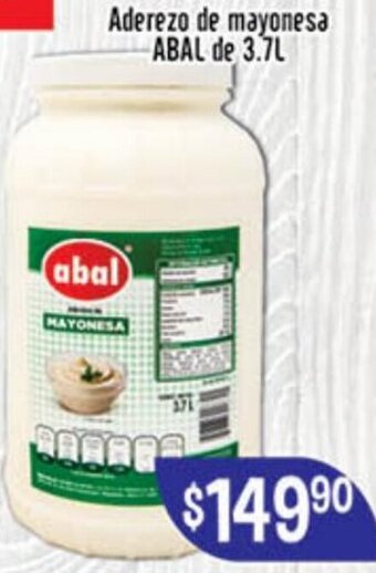 Aderezo de Mayonesa Abal de 3,7L
