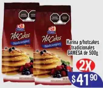 El Florido Harina p/Hotcakes Tradicionales Gamesa de 2x500g oferta