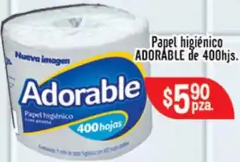Papel Higiénico Adorable de 400hjs