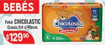 Pañal Chicolastic Classic Et4 c/ 40pzas
