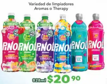 Pinol Variedad de Limpiadores Aromas o Therapy 828ml