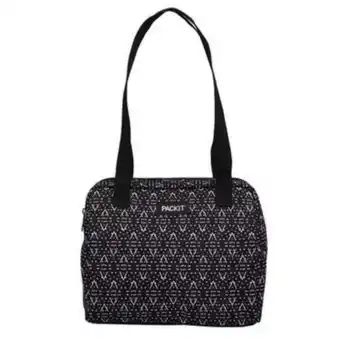 Bed Bath & Beyond Lonchera congelable de poliéster packit® hampton color blanco/negro oferta