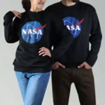 Waldos Sudadera nasa unisex color negro oferta