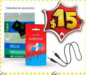 Bodega Aurrerá Variedad de accesorios oferta