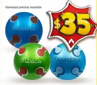 Variedad pelotas mundial