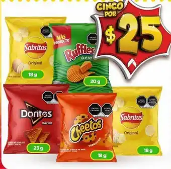 Bodega Aurrerá Papas fritas sabritas original 18g oferta