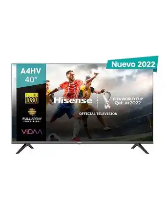 Liverpool Pantalla hisense led smart tv de 40 pulgadas full hd 40a4hv oferta