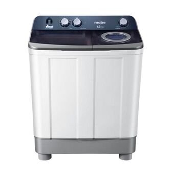 Lavadora semiautomatica mabe 13 kg doble tina blanco