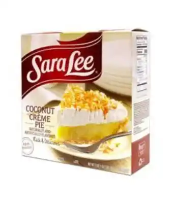 Pay de coco y crema sara lee