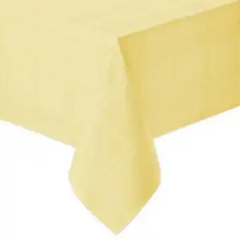 Mantel liso rectangular de poliéster wamsutta® de 1.52 x 3.04 m color amarillo canario