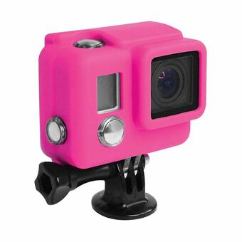 Funda de Silicón Xsories Rosa para GoPro Estándar HD3+